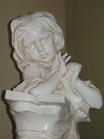 Wishing Well Cottage Rental- Lovely Lady Sculpture