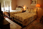 VICTORIAN ROSE ROOM - TWO OVERSIZE DOUBLE BEDS