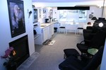 One bedroom SWEET GARDEN SUITE with a kitchenette, dining table and chairs.