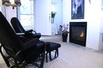 One bedroom SWEET GARDEN SUITE with fireplace, private entrance and deck.