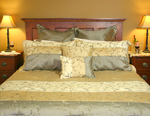 Luxurious pillow top bed
