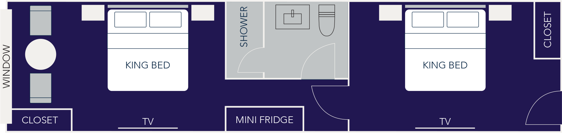 2 King Beds American & Niagara Falls View