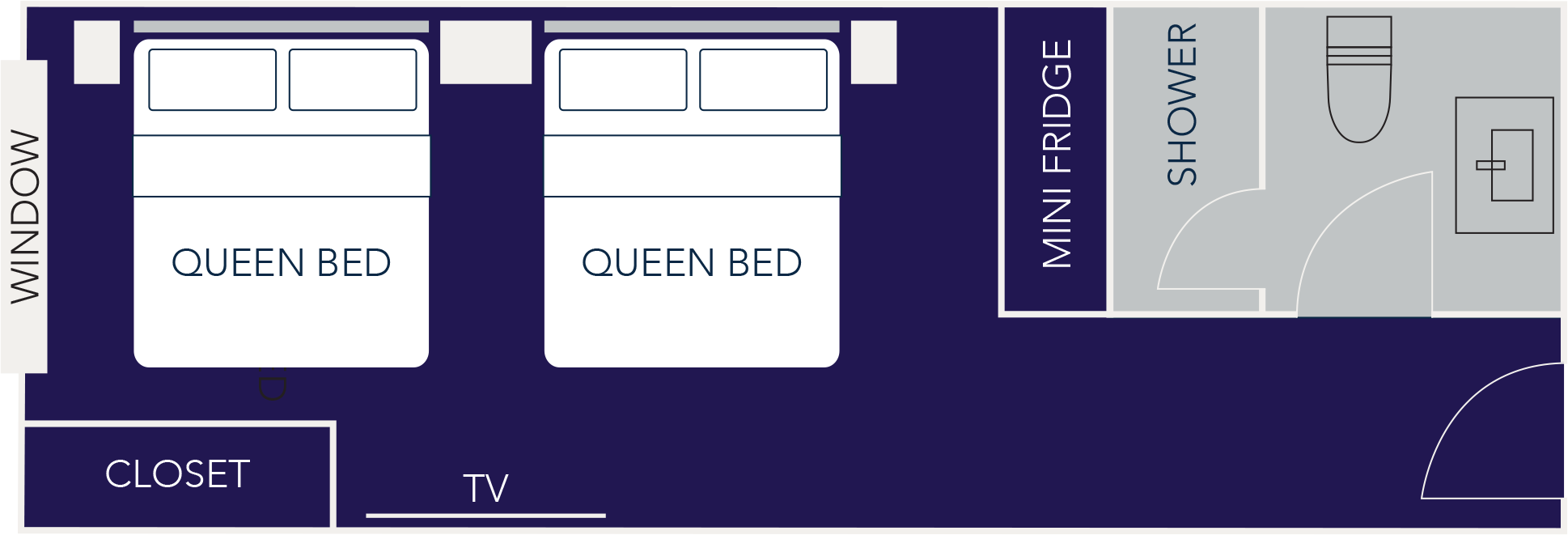 2 Queen Beds Niagara Falls View