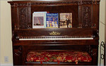 make music - mahogany piano